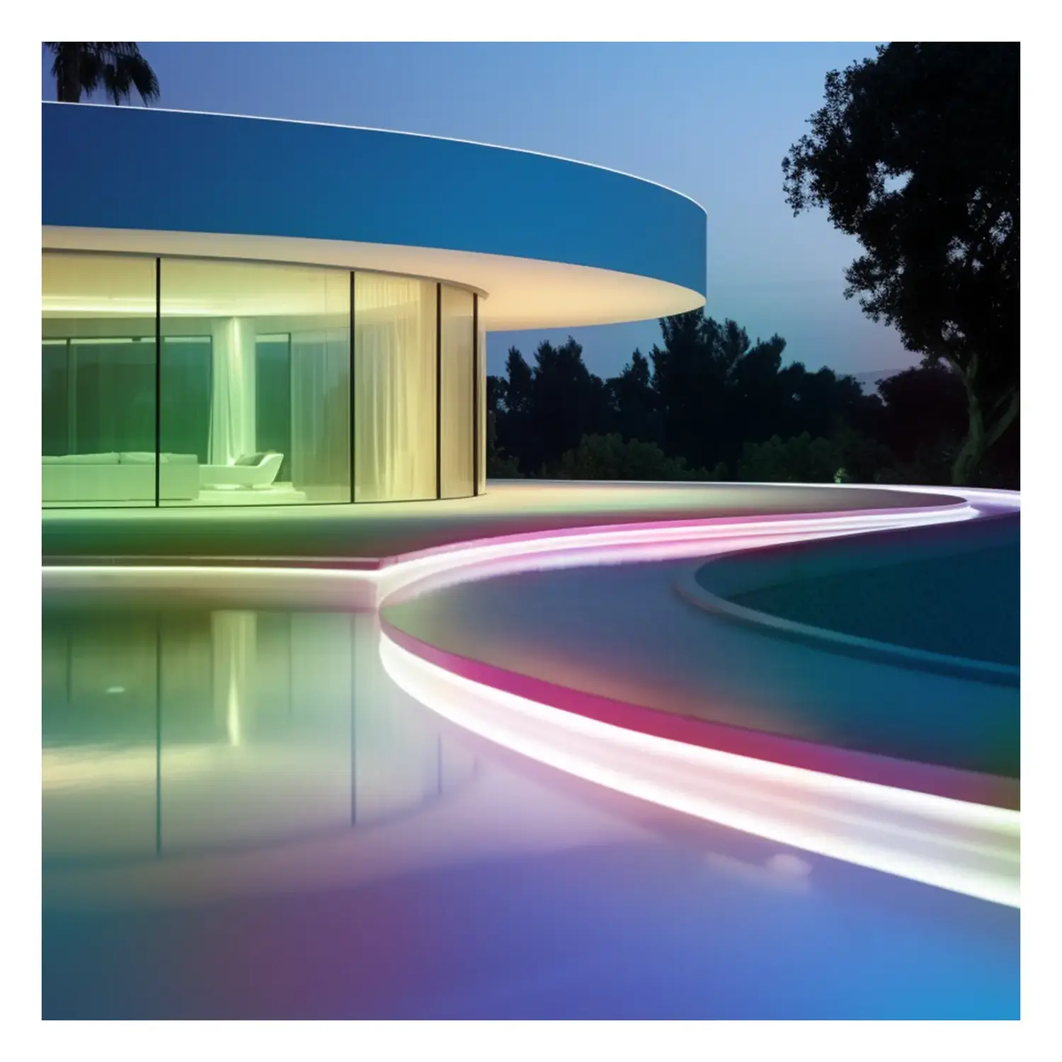 immagine Striscia LED solare 20m RGB 200W