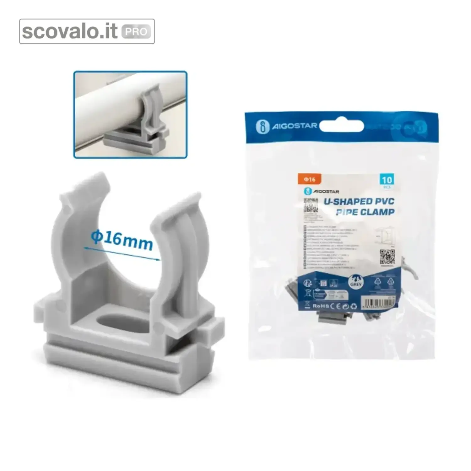variante 16 mm - 10 pezzi