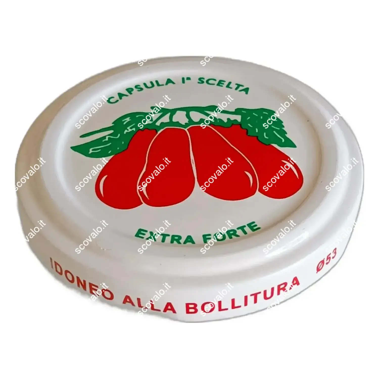 immagine tappi extra forte  53mm barattoli pomodoro chiusura conserva 100 pezzi