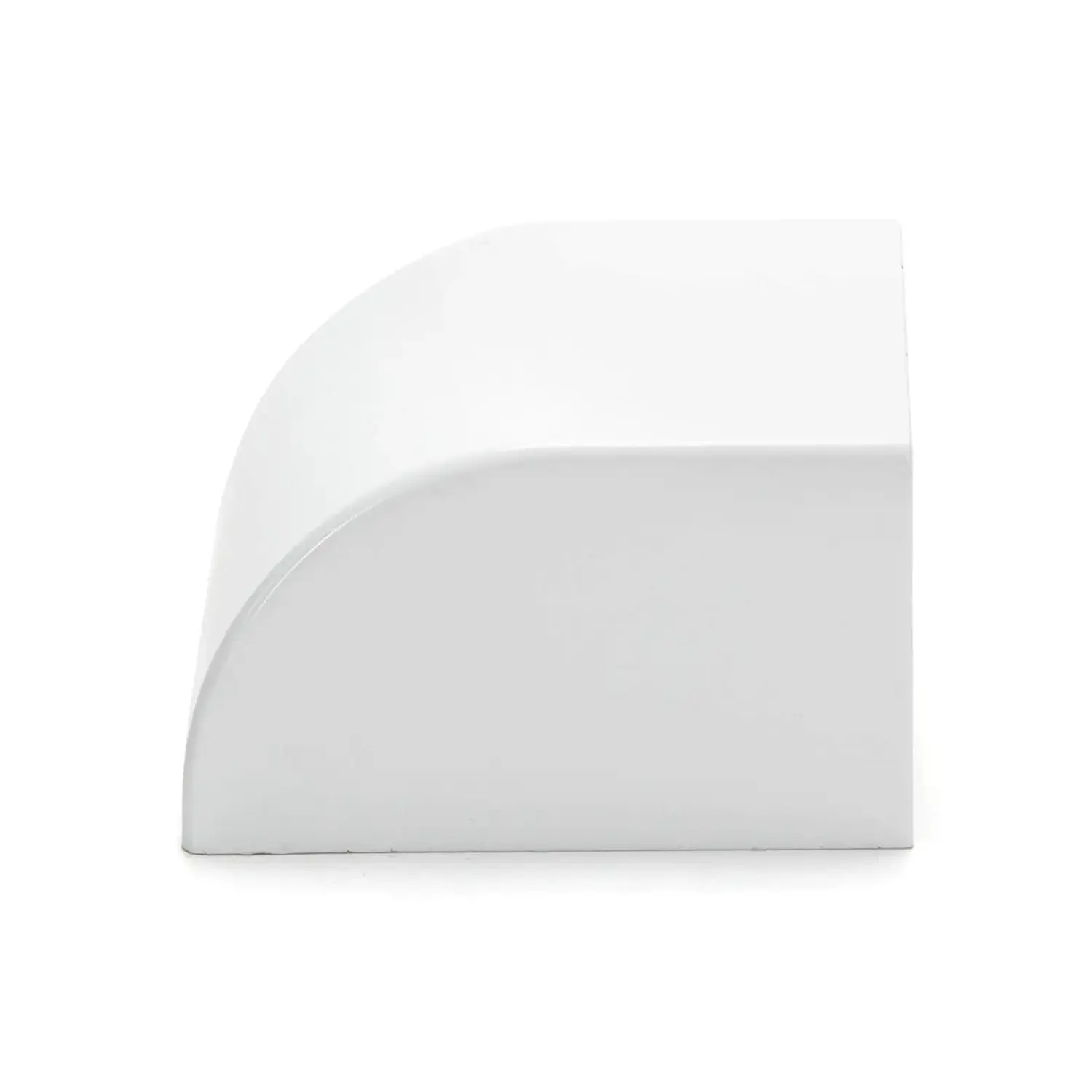 immagine tappo chiusura canalina elettrica quadrato in PVC bianco 60x40mm