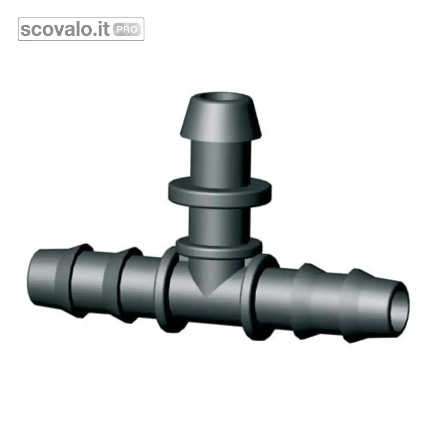 immagine del prodotto Tee Derivazione X Microtubo Irritec 3,5 mm - Confezione 20 Pezzi Nero