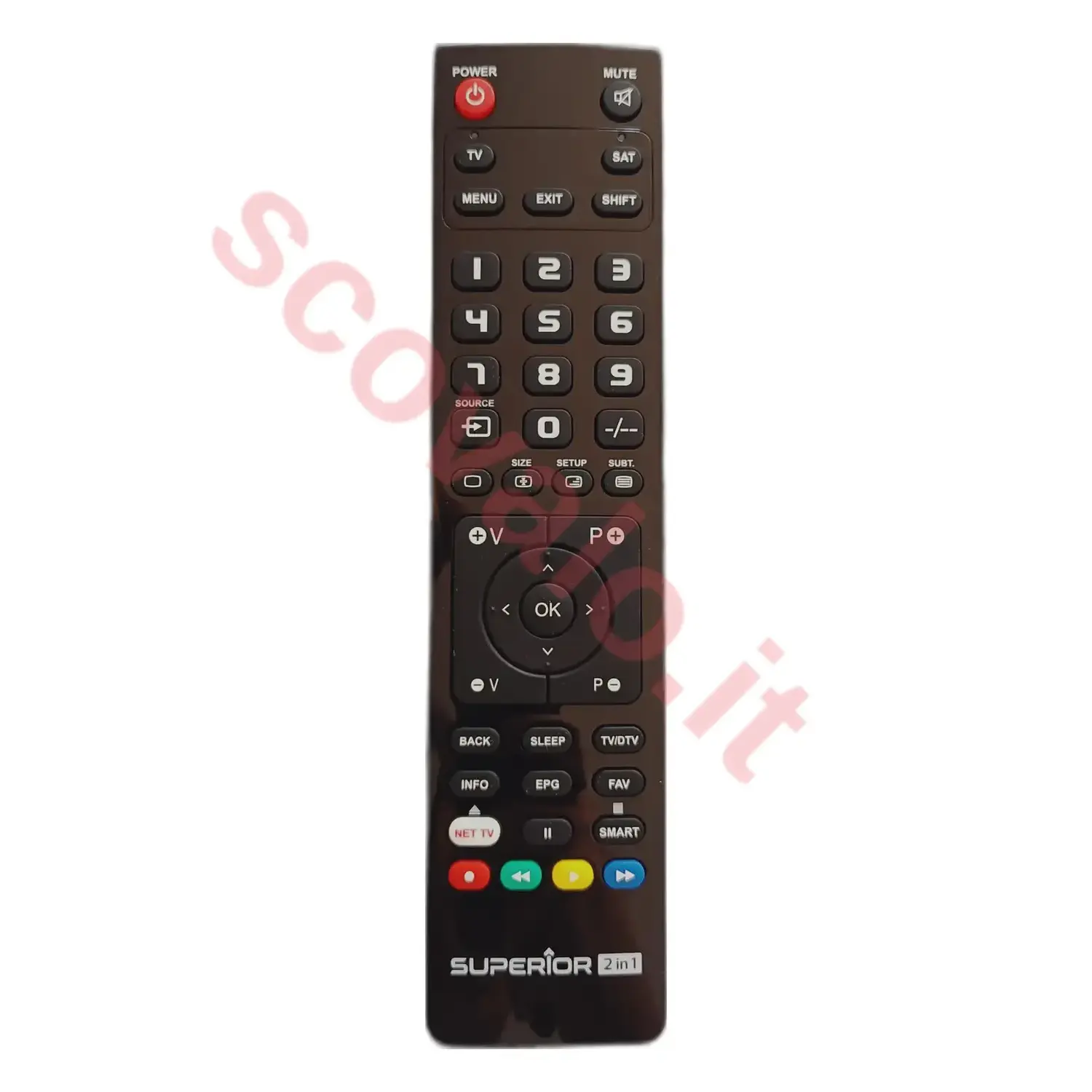 immagine del prodotto telecomando compatibile tv sat dtt programmabile pc 2 in 1