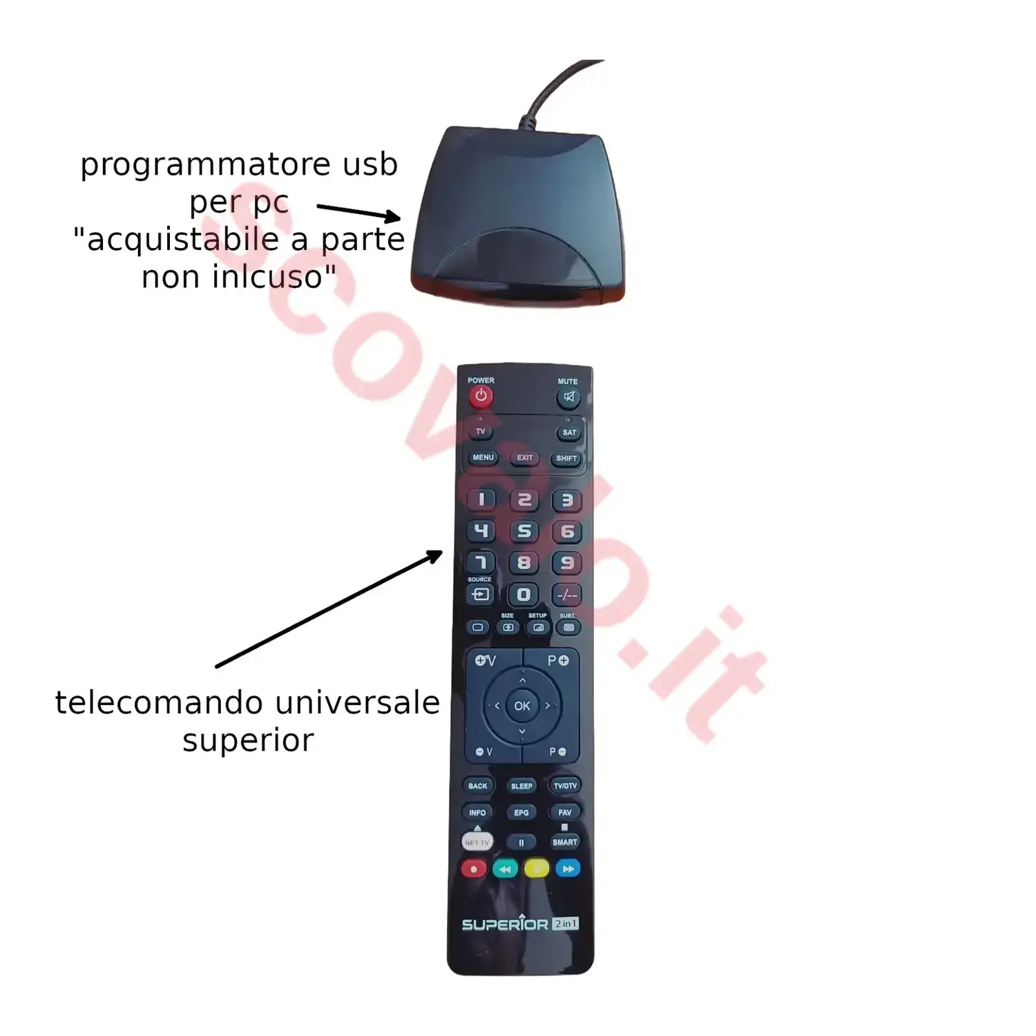 programmazione telecomando tv superior da pc