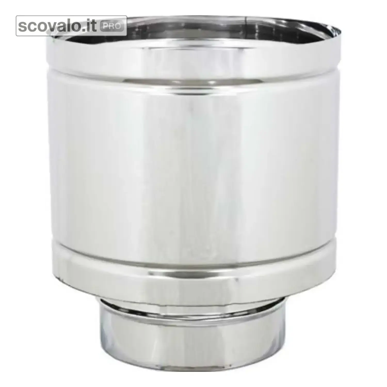immagine del prodotto Terminale Scarico a Botte Maschio Acciaio Inox 304 per Tubo 100mm