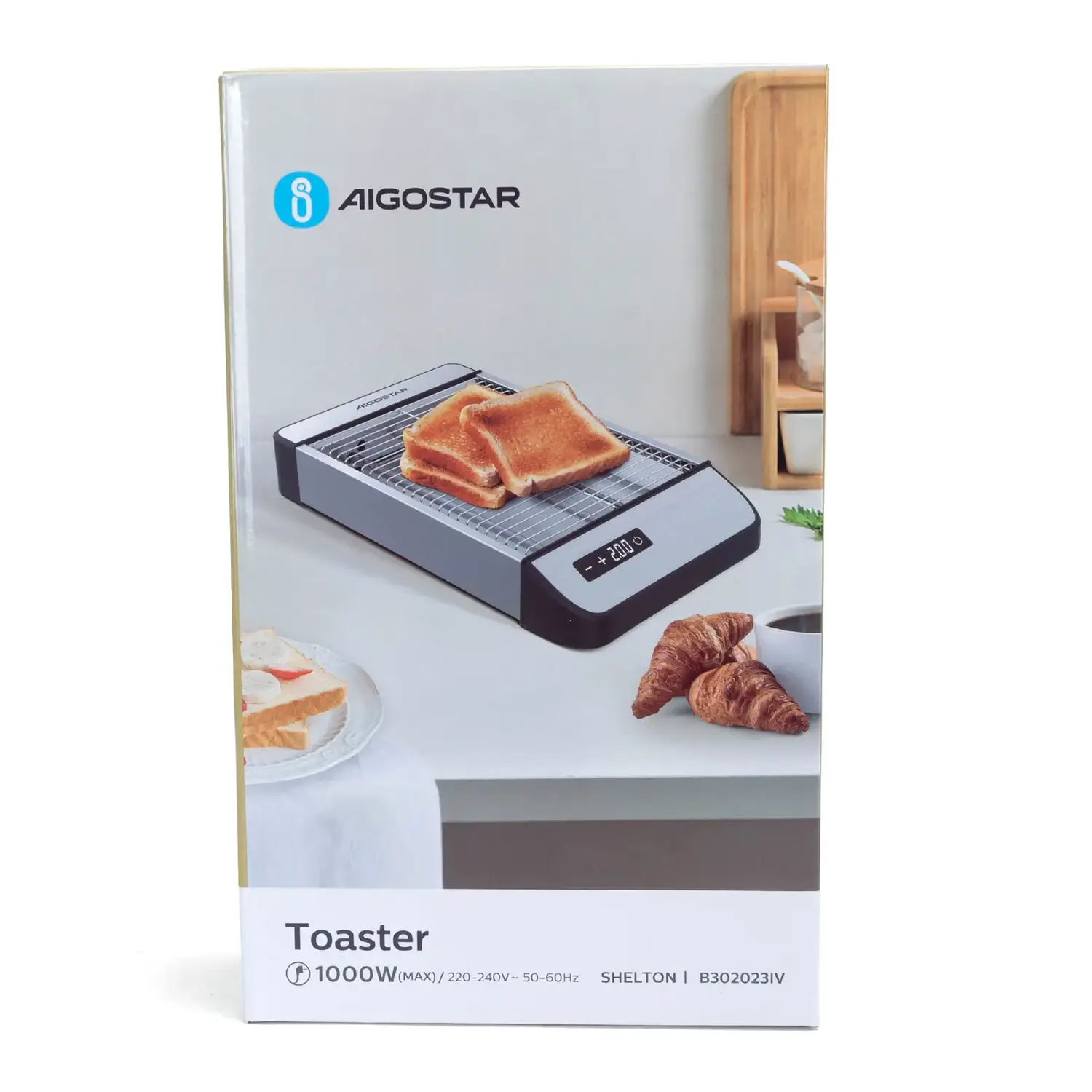 immagine Tostapane 1000W 6 livelli di tostatura