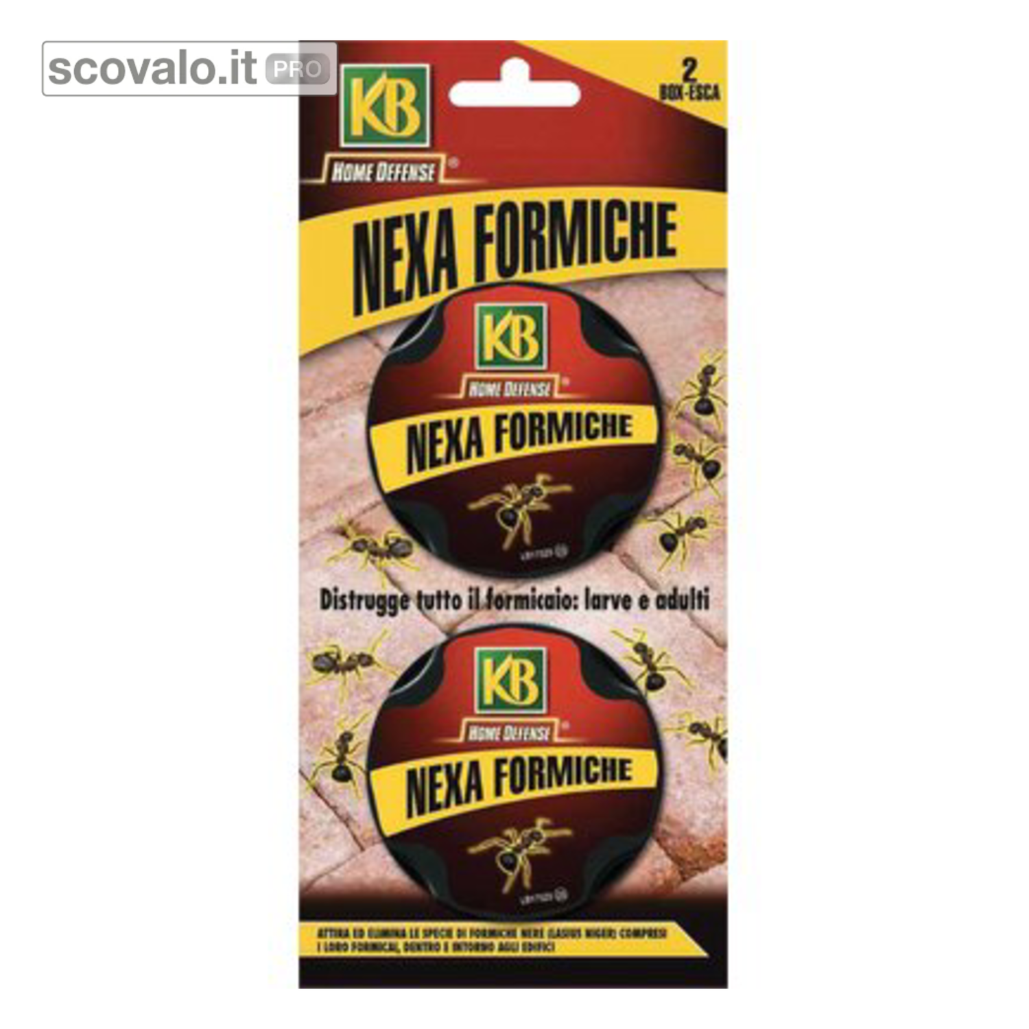 immagine del prodotto Trappola Formiche Nexa Max KB Spinosad 10g 2 Pezzi Esca Gel Rapida