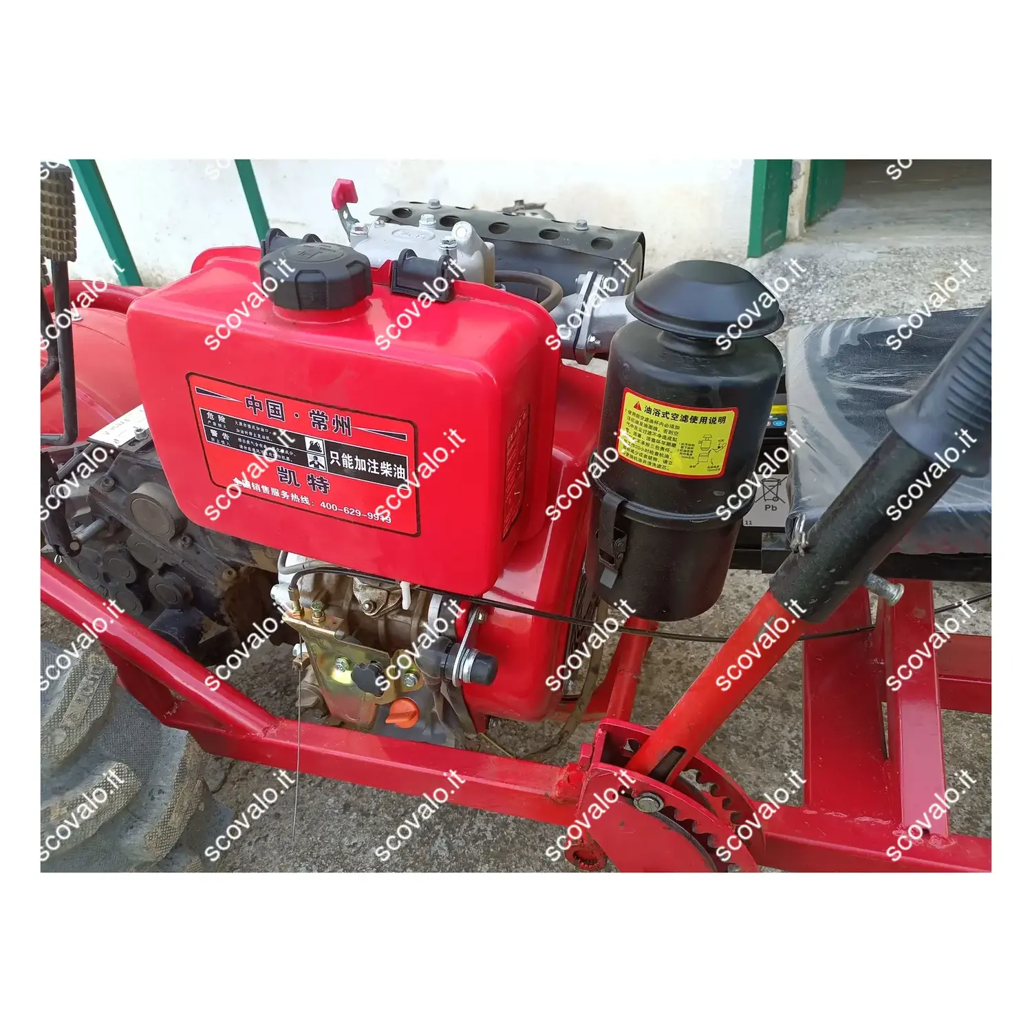 immagine Trattorino Motocoltivatore 9.4 CV Diesel 6.9 kW Fresa 90cm Avv.Elettrico Usato
