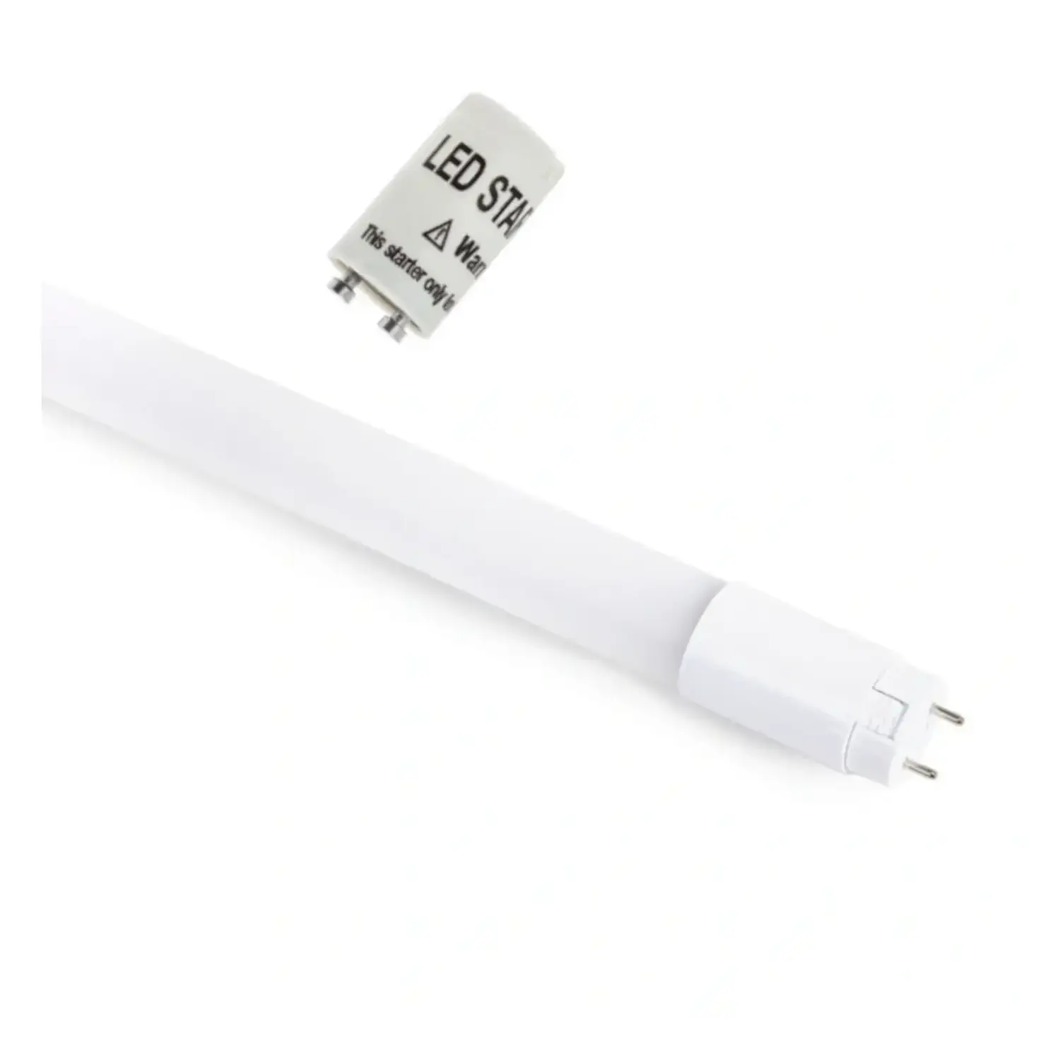 immagine del prodotto tubo neon led chip samsung ultra luminoso g13 18 watt bianco caldo 120 cm