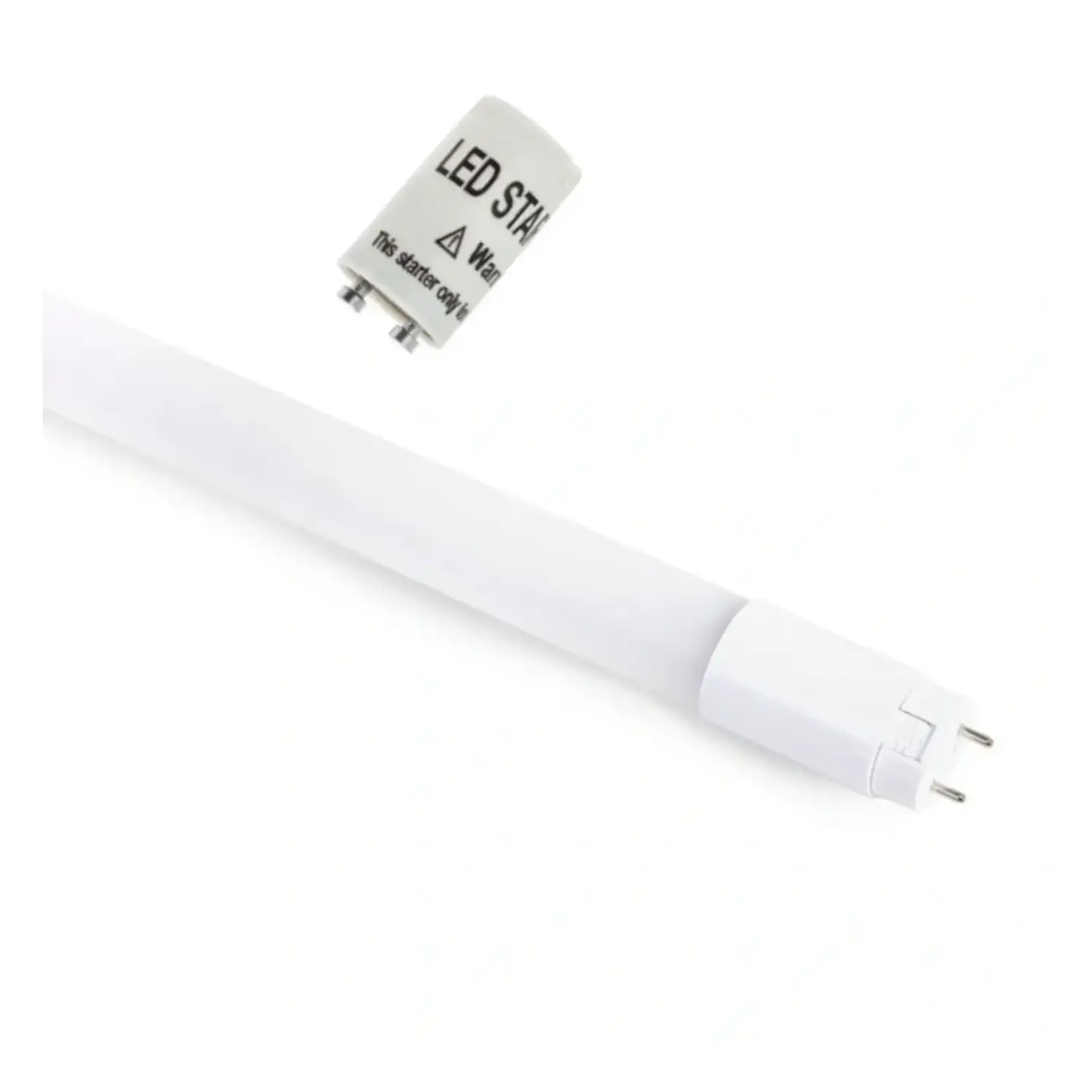 tubo neon led chip samsung ultra luminoso g13 18 watt bianco caldo 120 cm