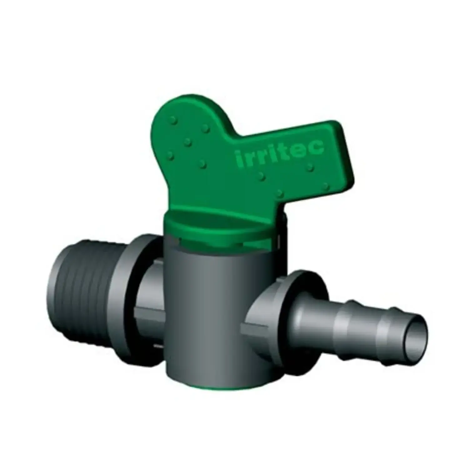 immagine del prodotto valvola rubinetto ala gocciolante manichetta da 16mm a 1/2" filettato