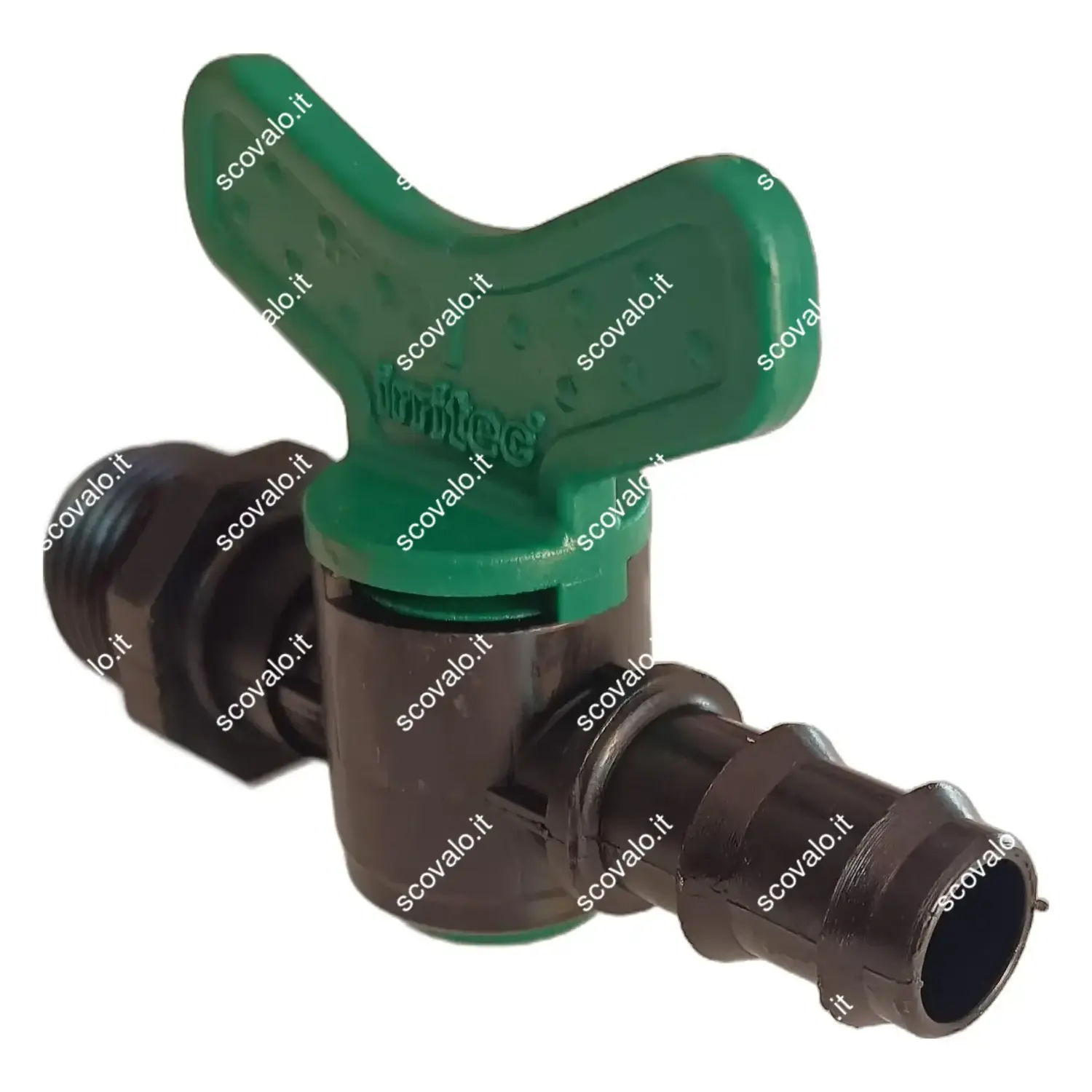 immagine valvola rubinetto ala gocciolante manichetta da 16mm a 1/2" filettato