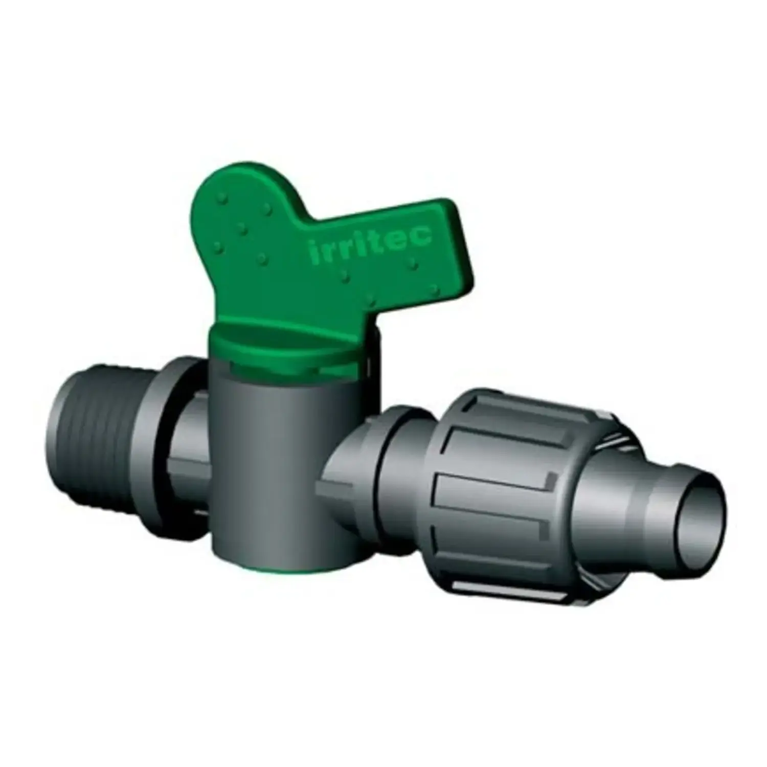 immagine valvola rubinetto ala gocciolante manichetta da 16mm a 1/2" filettato