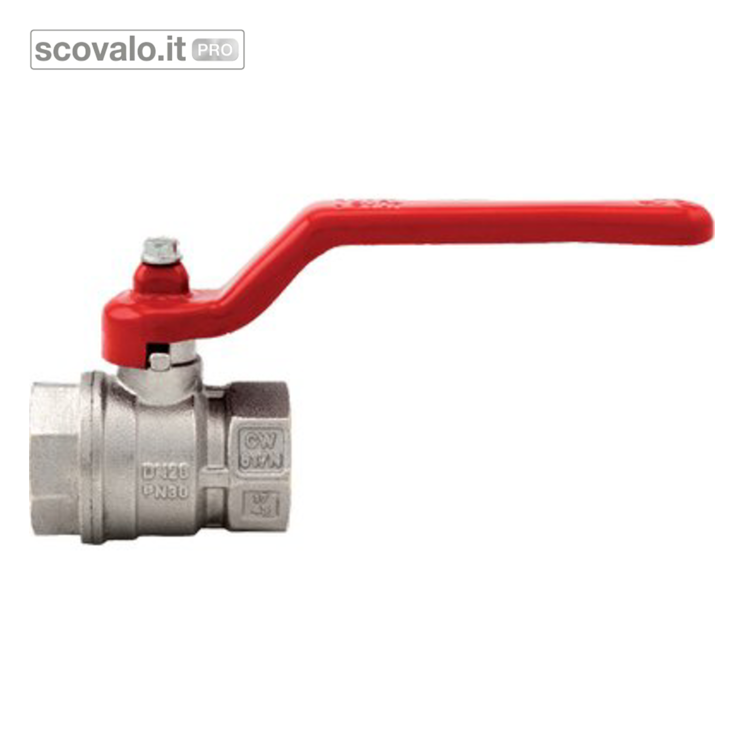 immagine del prodotto Valvola Sfera ITAP 1"1/2 FF Leva Vienna Ottone Nichelato -150°C