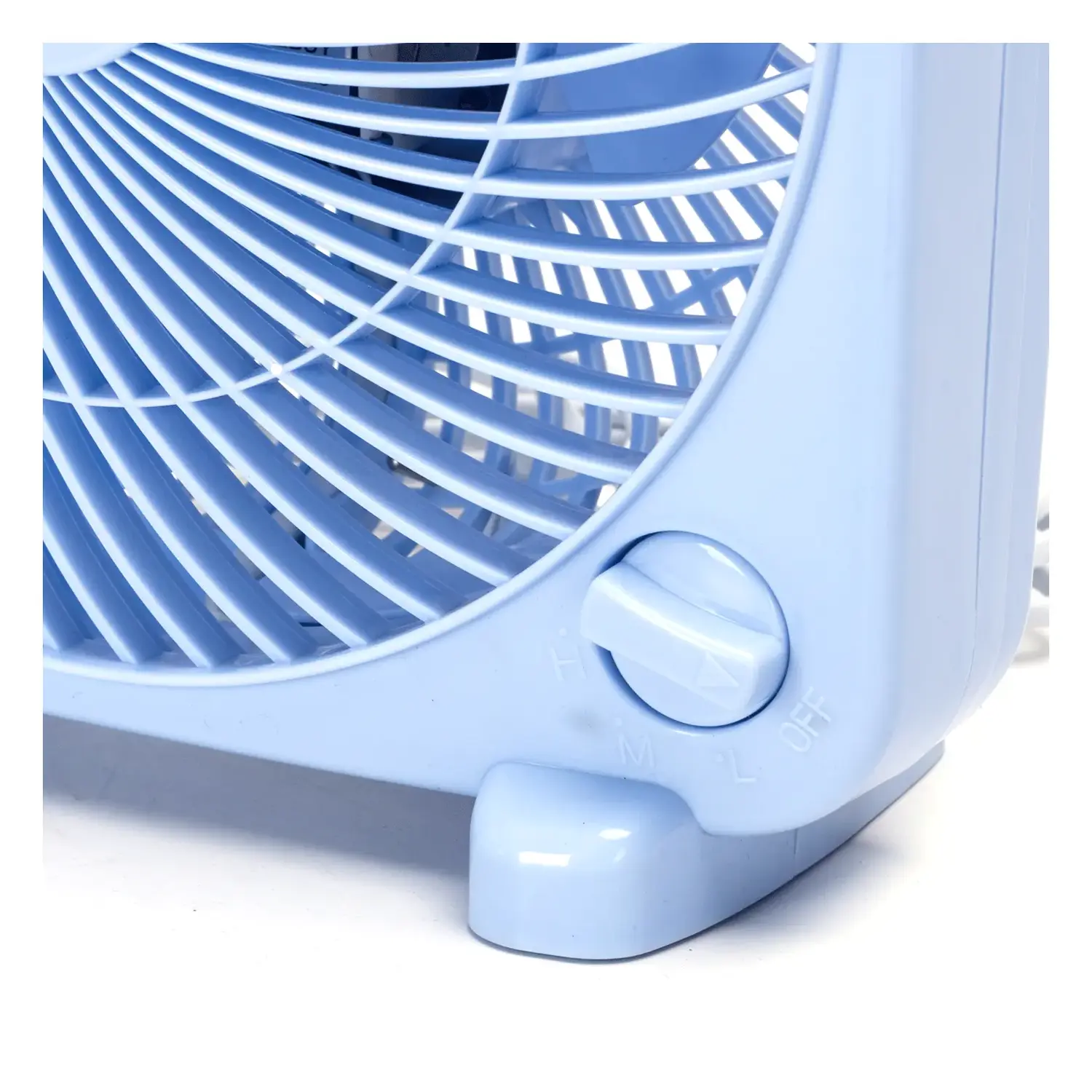 immagine Ventilatore da tavolo 9 pollici, 3 pale, 3 velocità, blu