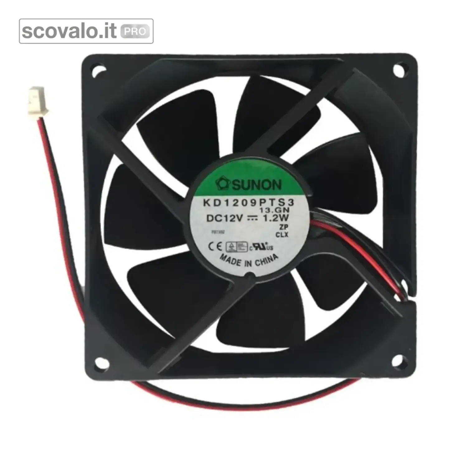 immagine del prodotto Ventola 12V Sunon 90x90x25mm KD1209PTS3 Dissipatore Ventole 1.2W