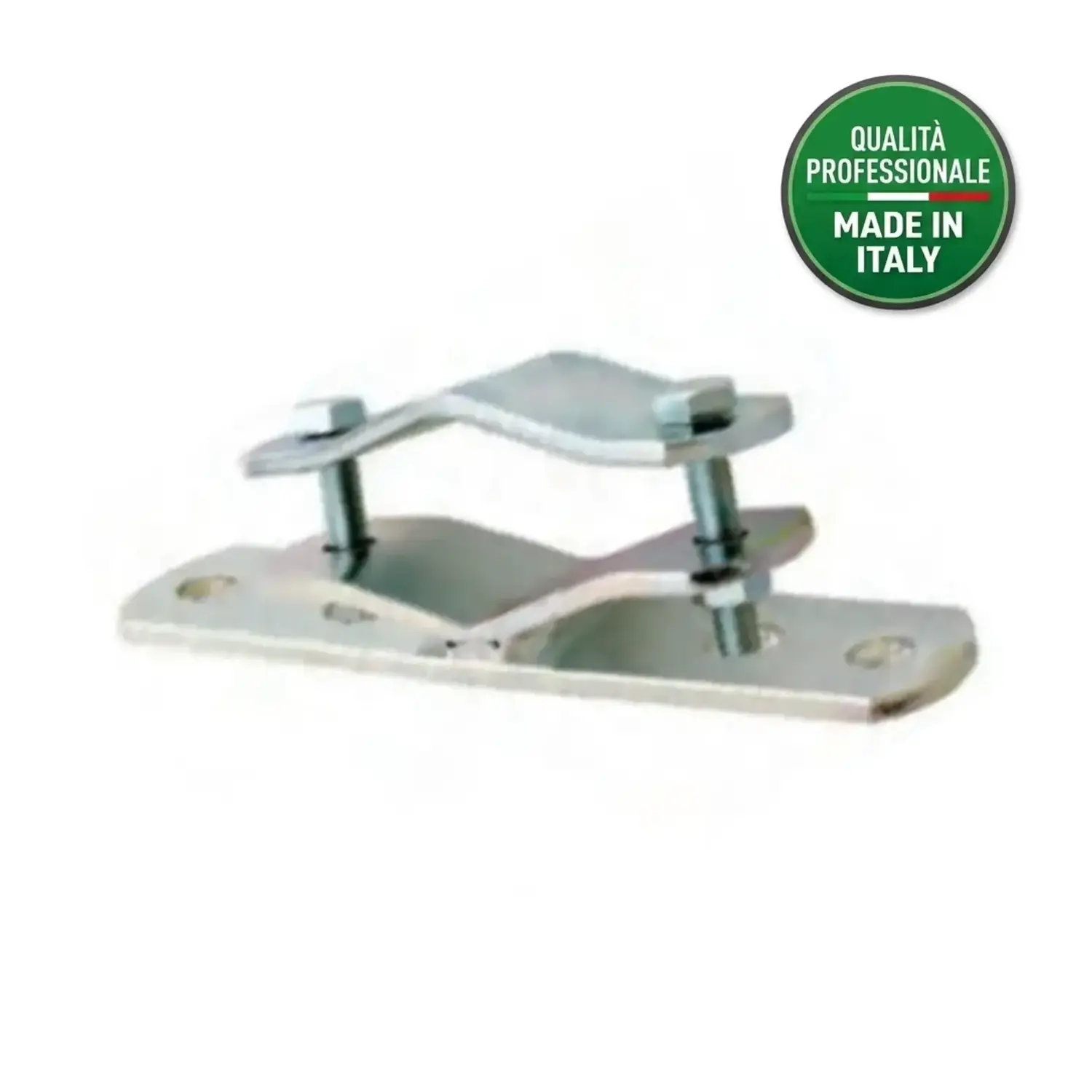 immagine del prodotto zanca da tassellare staffa tipo emilia per fissaggio antenna tv palo pari muro 0 cm