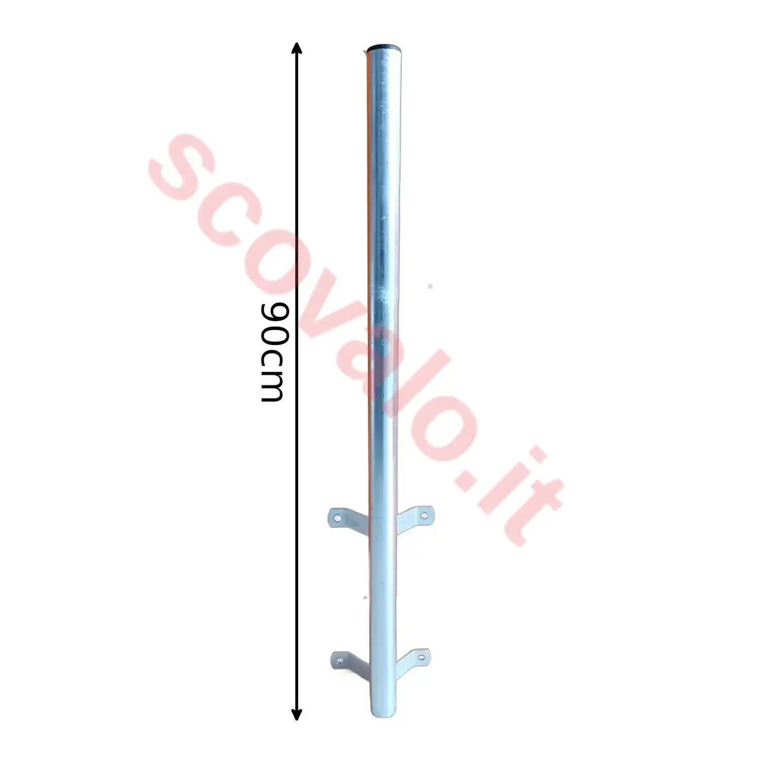 immagine zanca staffa fissaggio a muro parabola antenna terrazzo 90 cm