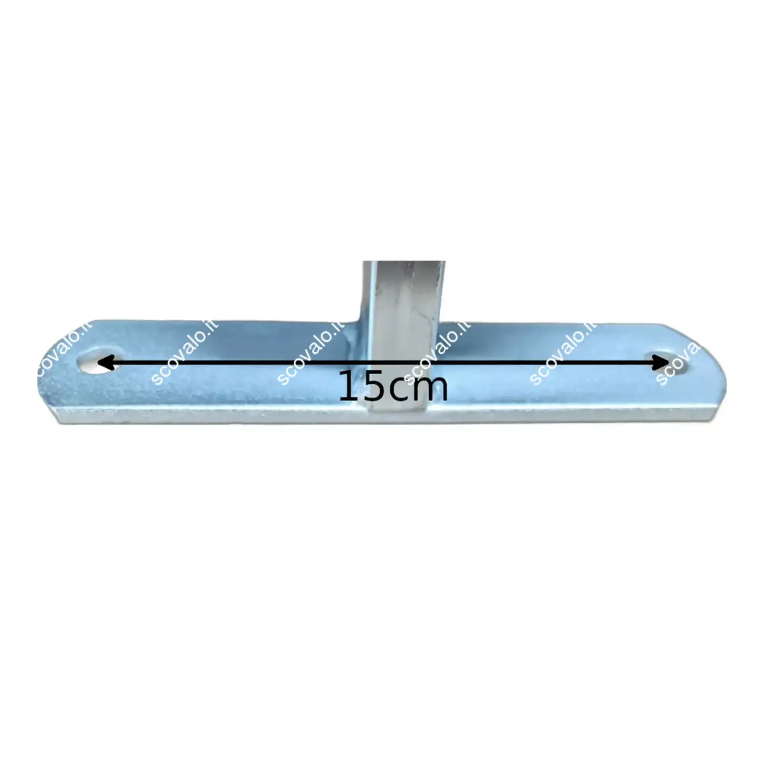 immagine zanca da tassellare staffa tipo emilia fissaggio antenna tv palo 0 cm